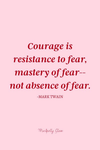 overcoming fear quotes