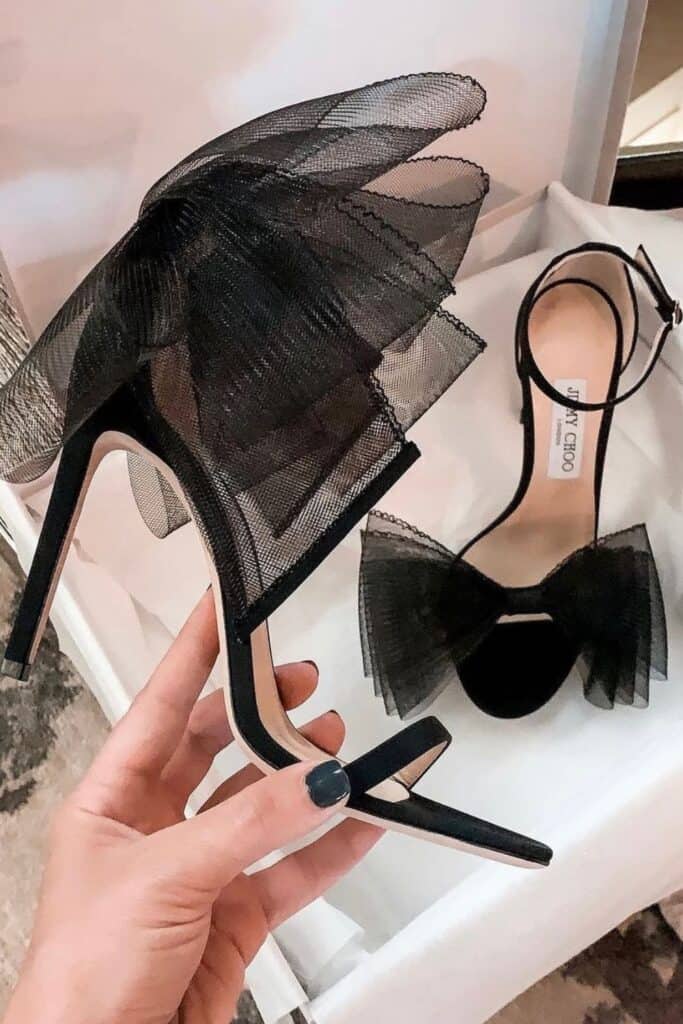 jimmy choo bow heels