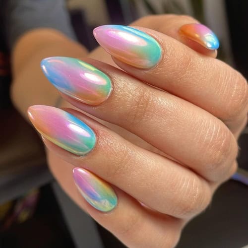 chrome nails