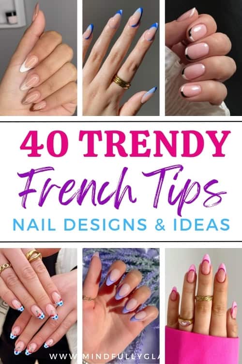 french tip nail designs