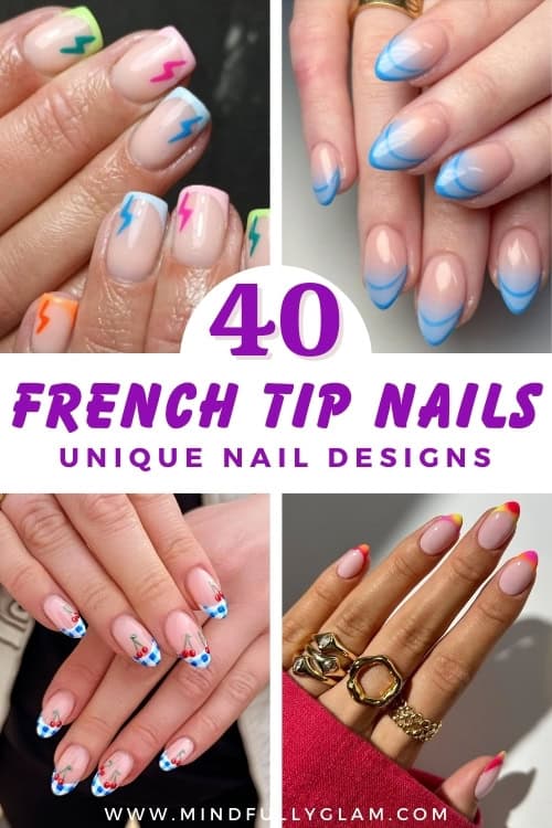 french tip nails