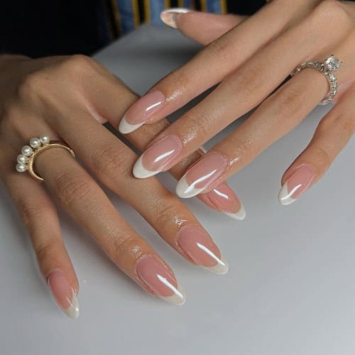 french tip nails