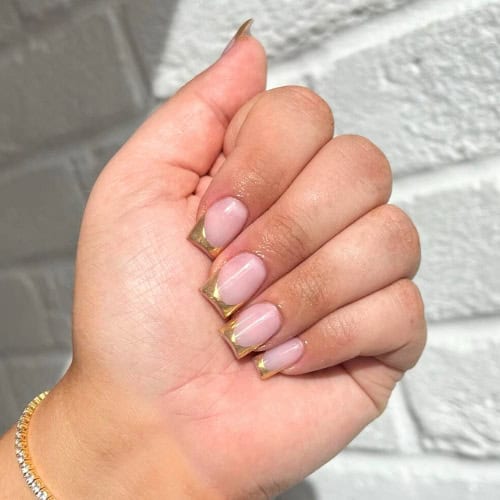 french tip nails