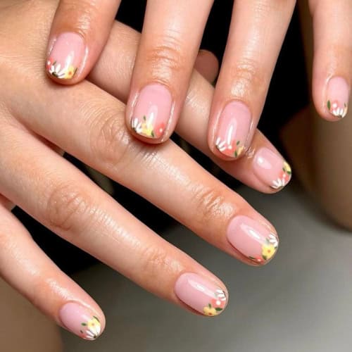 french tip nails