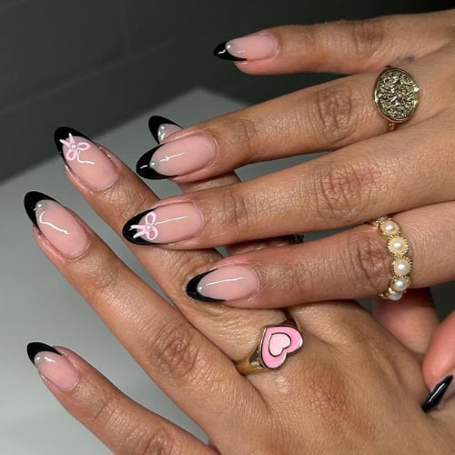 french tip nails