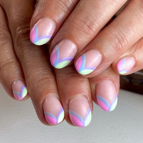 french tip nails