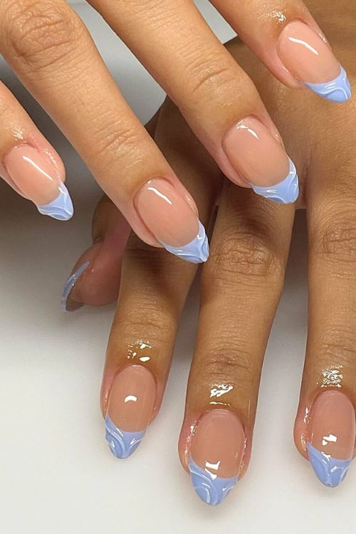 french tip nails