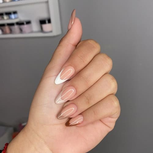 french tip nails