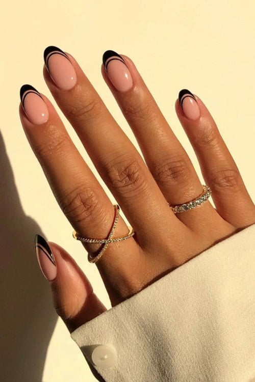 french tip nails