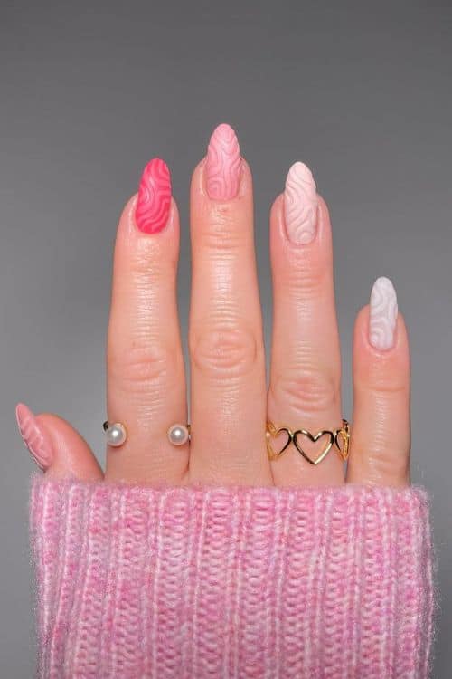 pink nails