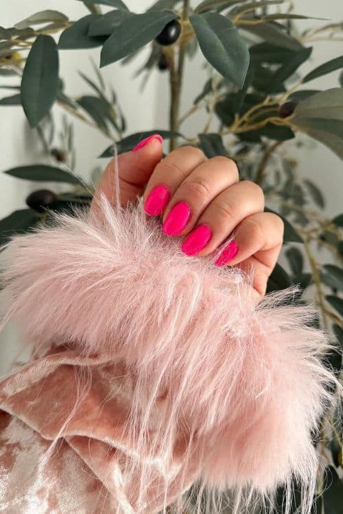 pink nails