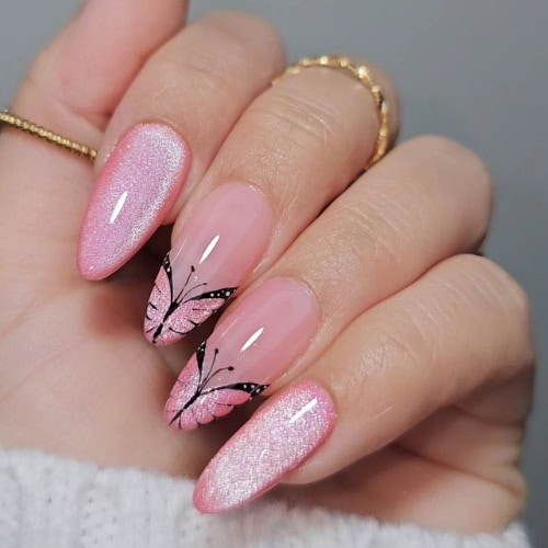 pink nails