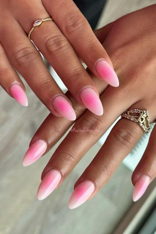 pink nails