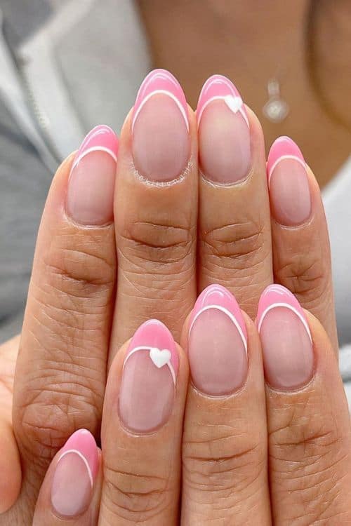 pink nails