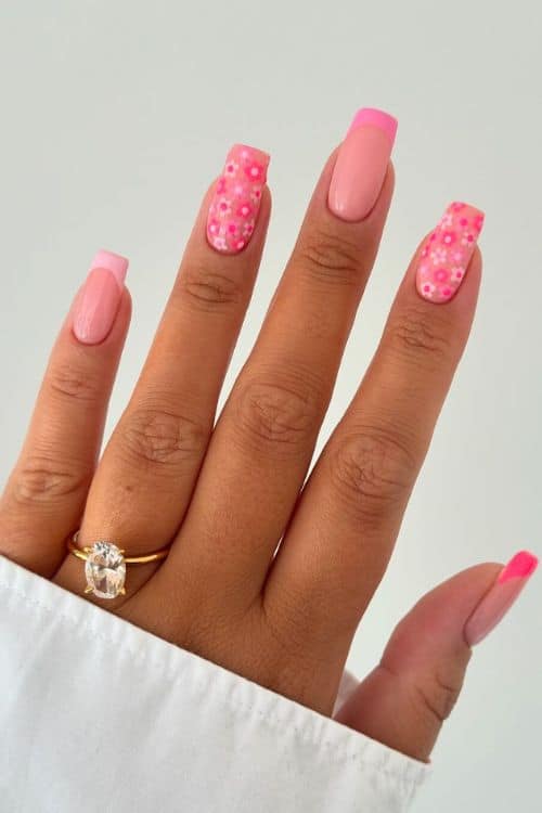 pink nails