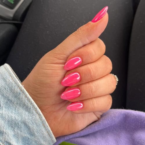 pink nails