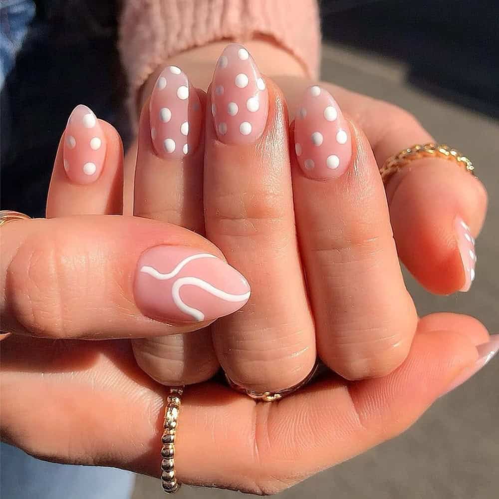 white nails