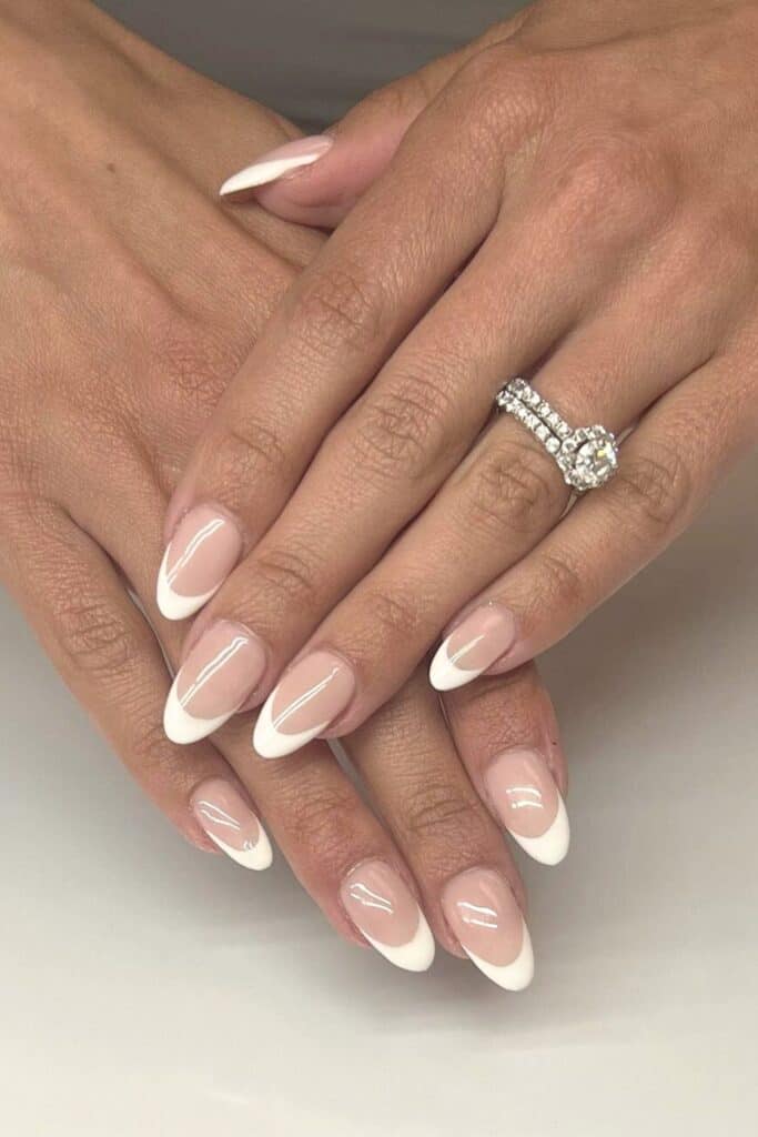 white nails