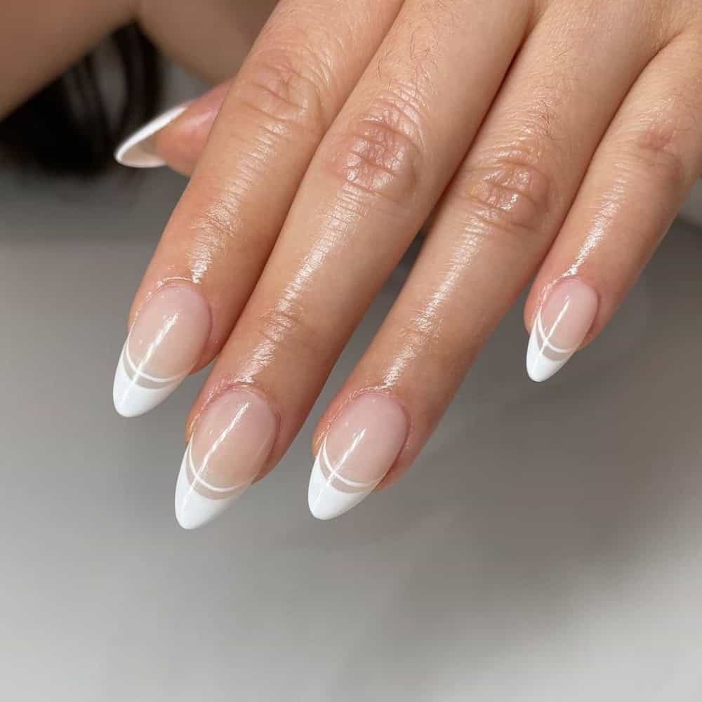 white nails