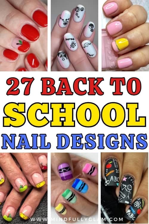 back to school nail designs