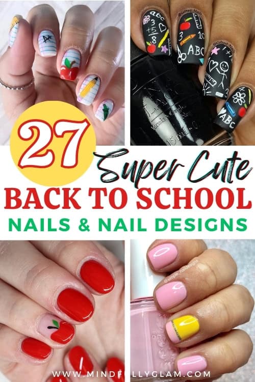 back to school nails