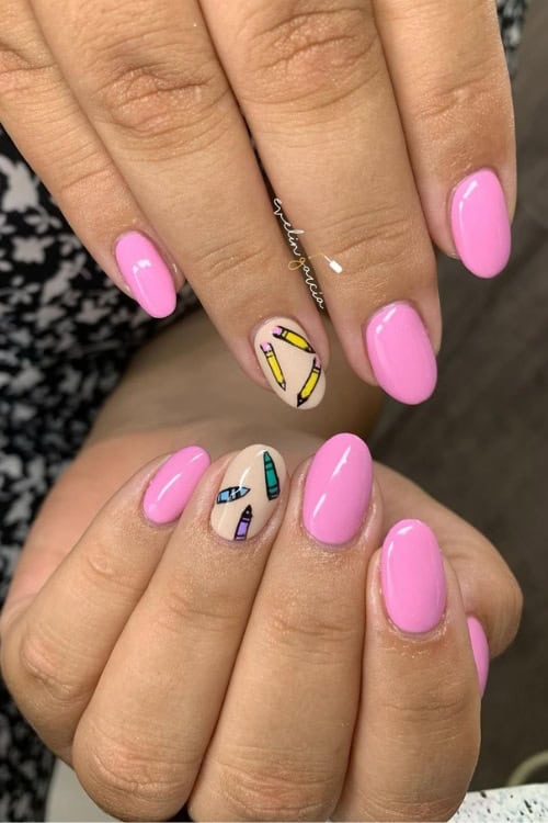 back to school nails