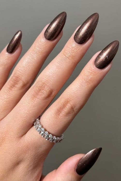 brown nails