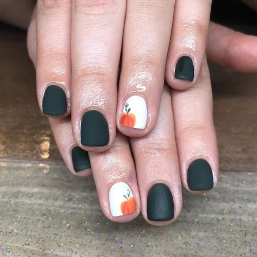 pumpkin nails