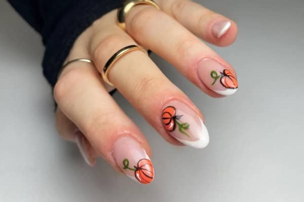 pumpkin nails designs