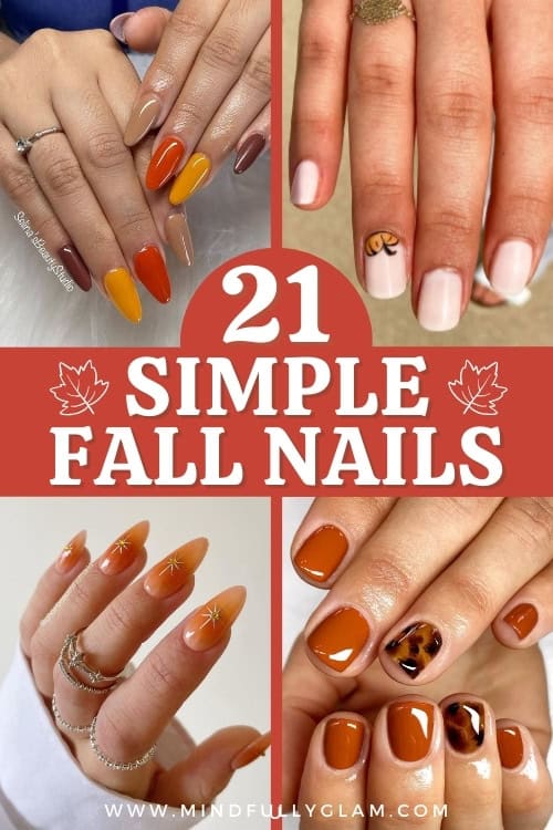 simple fall nails