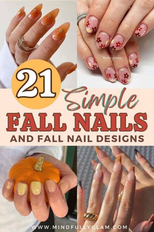 simple fall nails