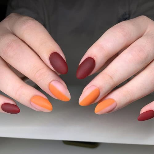 simple fall nails