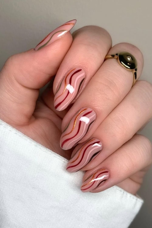 simple fall nails