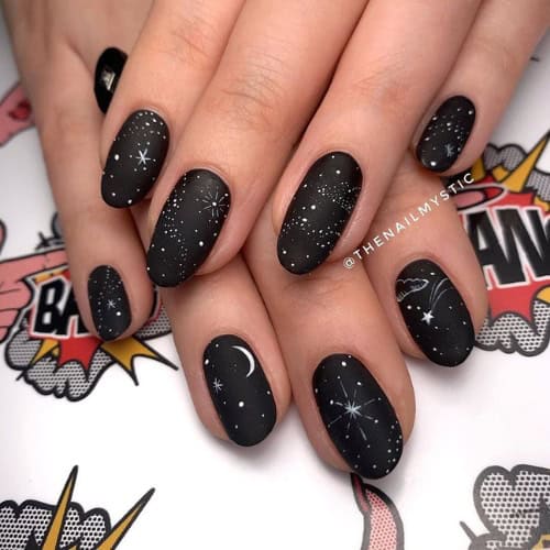 black nails