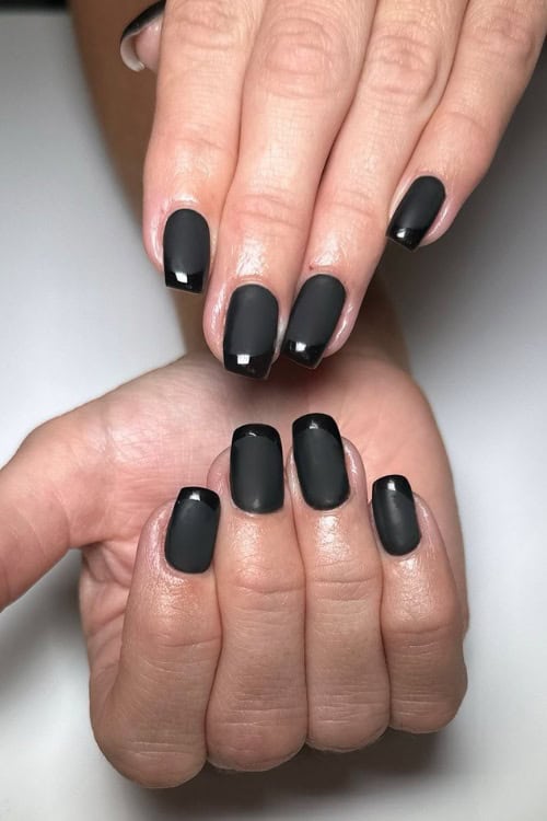 black nails