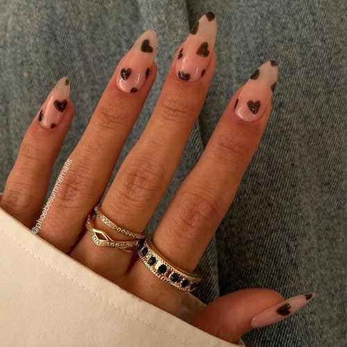 black nails