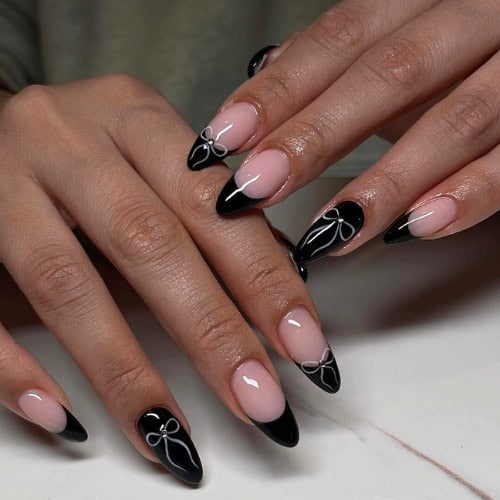 black nails