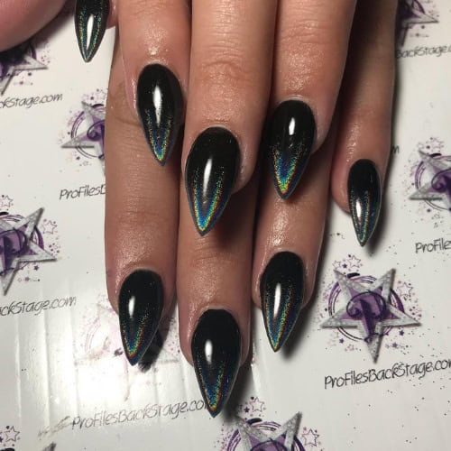 black nails