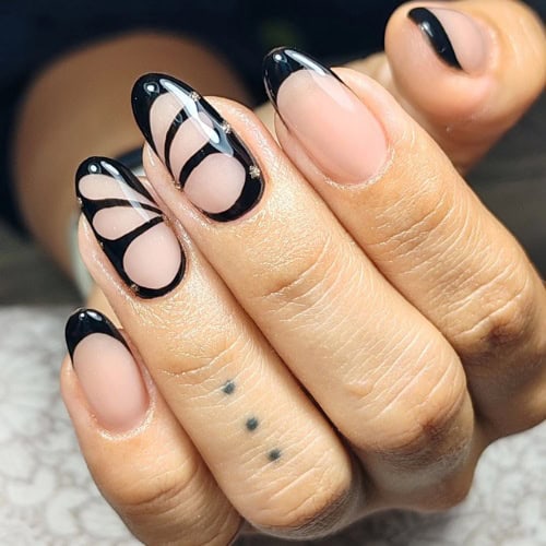 black nails