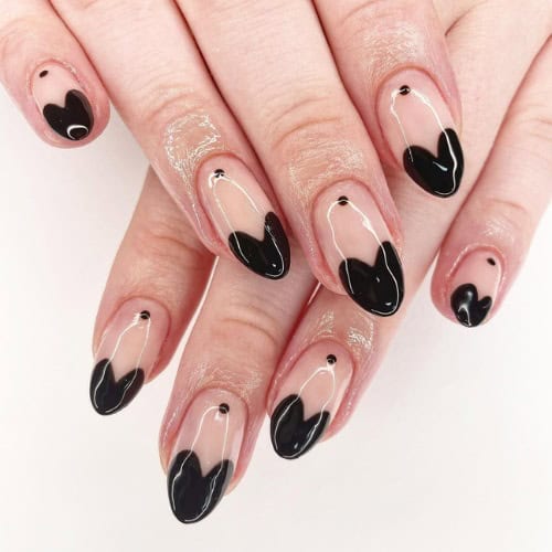 black nails