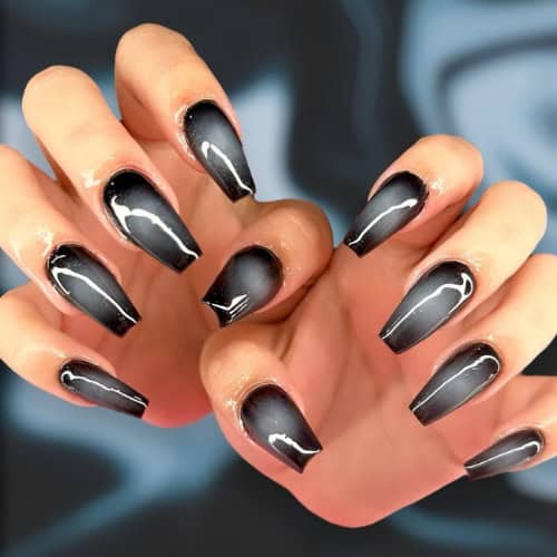 black nails