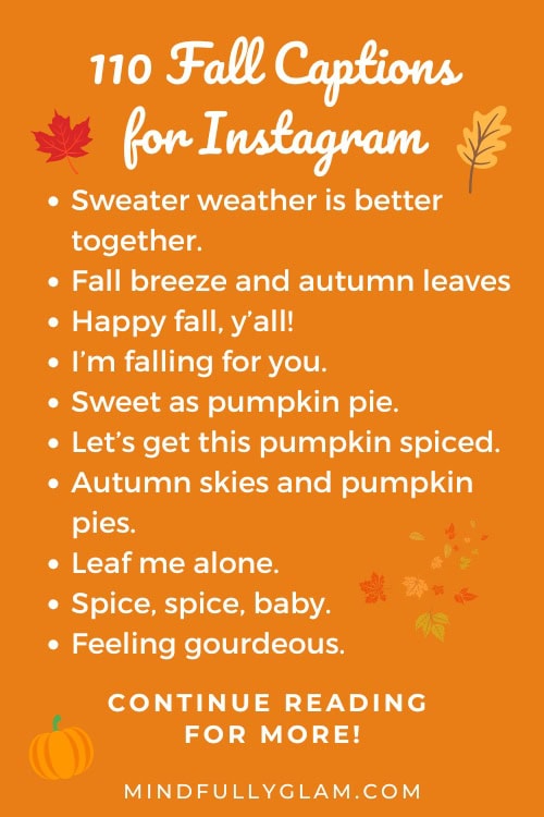 fall captions for instagram