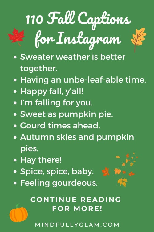 fall captions for instagram