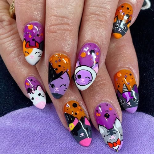 halloween nails