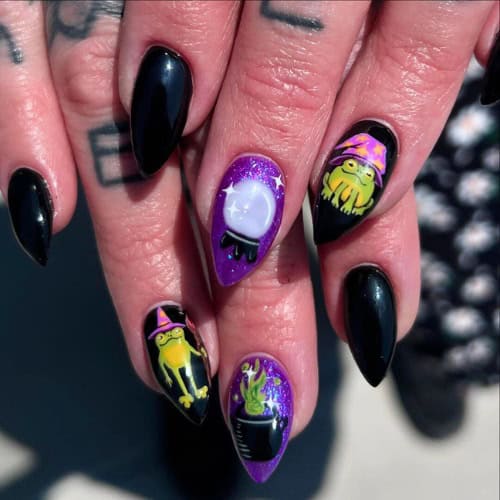 halloween nails