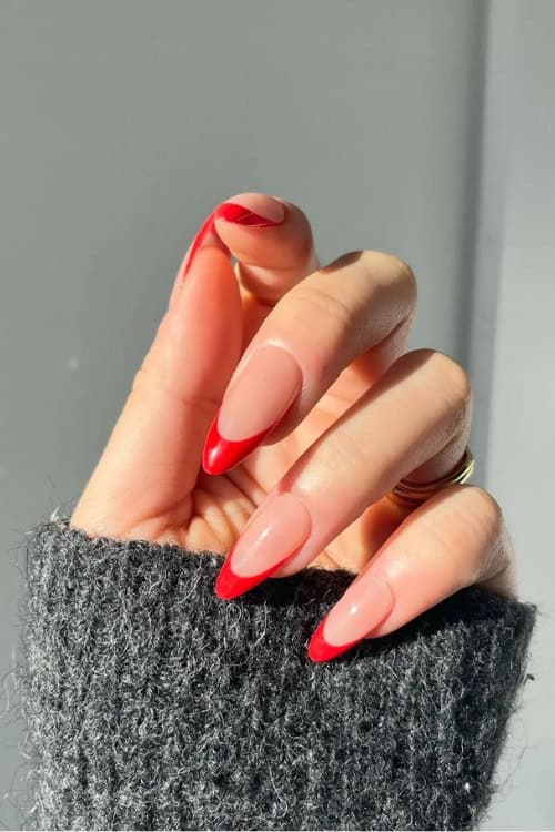 red nail designs