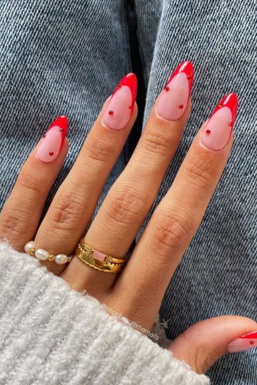 red nail designs