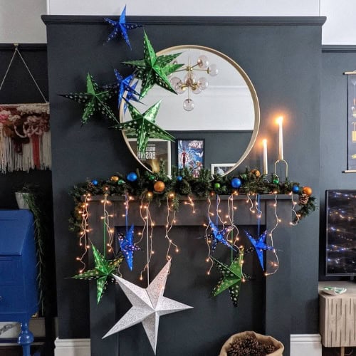 christmas mantel decor