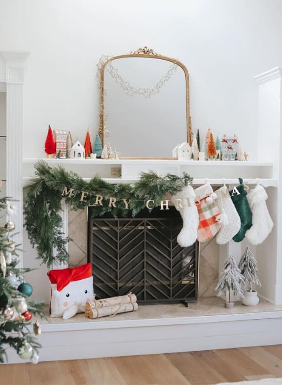 christmas mantel decor