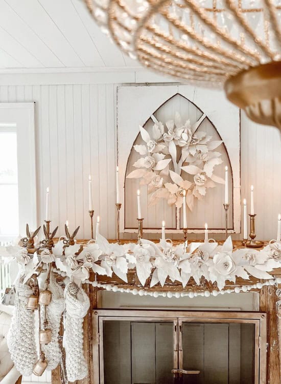 christmas mantel decor